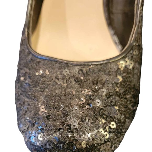 Olsenboye Black Sequin Heels - Picture 5 of 8